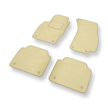 Alfombrillas de Velour adecuadas para Audi A8 IV D5 Berlina (2017-....) versión 