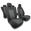 Fundas universales para asientos de coche para Alfa Romeo 166 I, II, III (1998-2007) - UNE-2