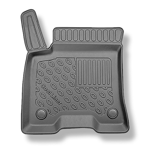 Conjunto de alfombrilla para maletero y alfombrillas para el interior del coche TPE para: Mercedes-Benz EQA H243 SUV (03.2021-....) - maletero superior; suelo móvil en la posición superior