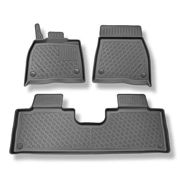 Alfombrillas de TPE adecuadas para Mercedes-Benz EQS X296 SUV (12.2022-....) - alfombras para coche