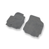 Alfombrillas de Velour adecuadas para Ford Maverick II SUV (2000-2007) - alfombras para coche - Premium color gris