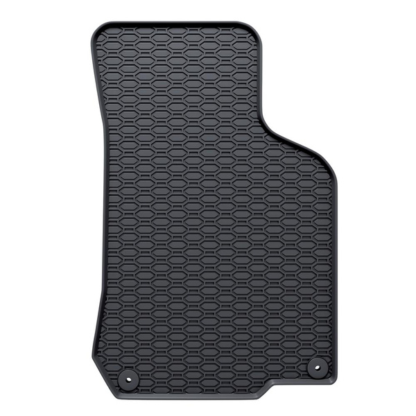 Alfombrillas de goma adecuadas para Volkswagen Golf IV Hatchback, Cabrio, Variant (1997-2006) - alfombras para coche - negro - 4 unidades