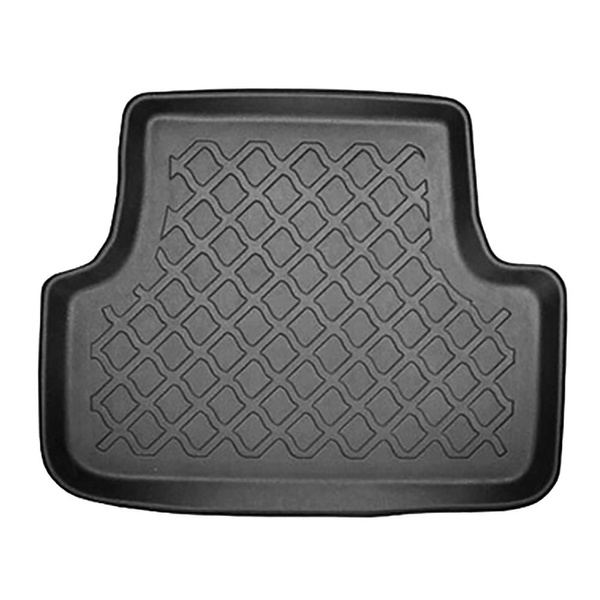Conjunto de alfombrilla para maletero y alfombrillas para el interior del coche TPE para: Volkswagen Golf VIII Hatchback (12.2019-....) - maletero superior; suelo móvil en la posición superior; con la rueda de repuesto completa / con la rueda de repuesto