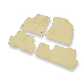 Alfombrillas de Velour adecuadas para Peugeot 5008 I Monovolumen (2009-2016) - a