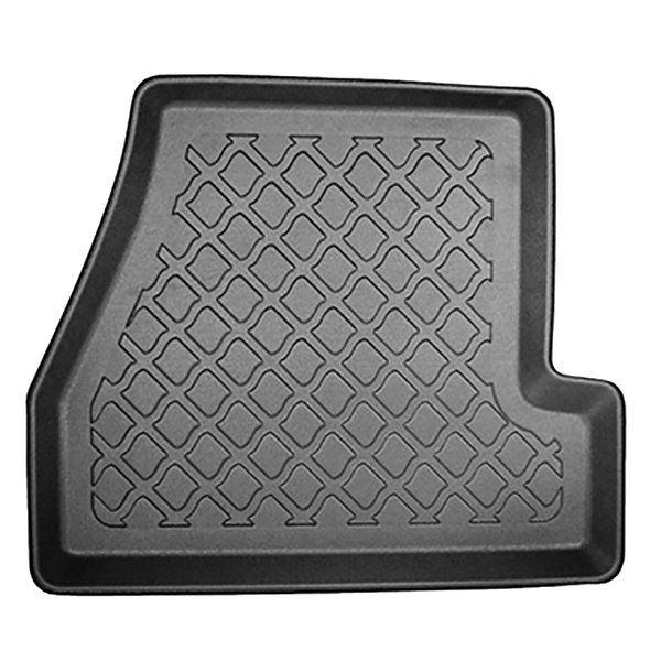 Conjunto de alfombrilla para maletero y alfombrillas para el interior del coche TPE para: Ford Focus III Hatchback (03.2011-08.2018) - con rueda de repuesto provisional o kit de reparación