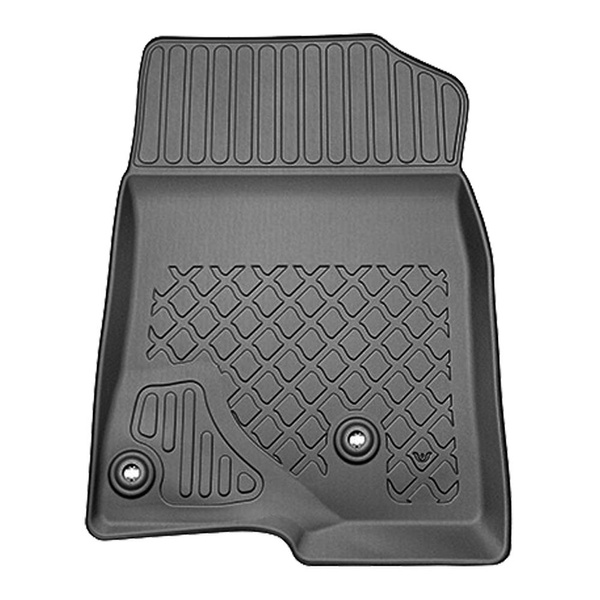 Conjunto de alfombrilla para maletero y alfombrillas para el interior del coche TPE para: Honda Civic XI Hybrid e:HEV Hatchback (10.2022-....) - con/sin subwoofer; posibilidad de cortar el hueco derecho