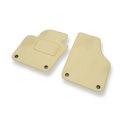 Alfombrillas de Velour adecuadas para SEAT Alhambra II (2010-2020) - alfombras para coche - Premium color beige