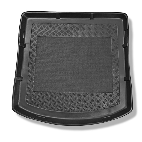 Alfombra para maletero adecuada para Volkswagen Touran I 1T Monovolumen (03.2003-08.2015) - Protector maletero - Alfombrilla maletero antideslizante - 5 plazas