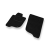Alfombrillas de fieltro adecuadas para Mitsubishi L200 IV Pick-Up (2006-2015) - alfombras para coche - color negro