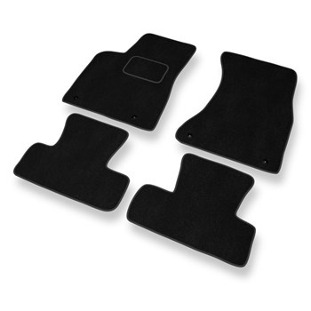 Alfombrillas de Velour adecuadas para Audi Q5 I 8R SUV (2008-2016) - alfombras p