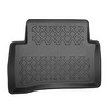 Conjunto de alfombrilla para maletero y alfombrillas para el interior del coche TPE para: Mercedes-Benz Classe E W212 Berlina (03.2009-03.2016) - con compartimento derecho (desmontable); base plana del maletero