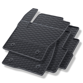 Alfombrillas de goma adecuadas para Ford Kuga II SUV (2012-2019) - alfombras par