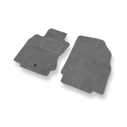 Alfombrillas de Velour adecuadas para Nissan Note E11 Monovolumen (2004-2013) - alfombras para coche - Premium color gris