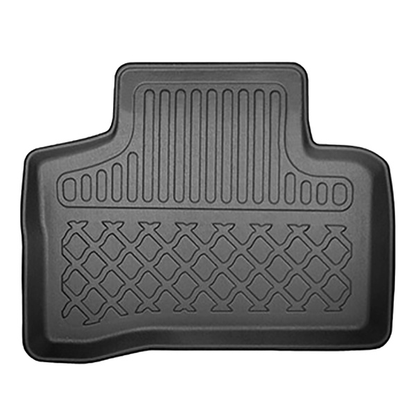 Conjunto de alfombrilla para maletero y alfombrillas para el interior del coche TPE para: Mercedes-Benz GLC X253 SUV (09.2016-03.2023) - compartimento izquierdo desmontable en los modelos con red lateral