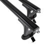 Portaequipajes de techo adecuadas para Opel Astra K mk V Sports Tourer (2016-2022) - baca negra para coche - barras para techo de coche - sin puntos de montaje - aluminio