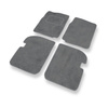 Alfombrillas de Velour adecuadas para Suzuki Vitara I (1988-1997) - alfombras para coche - Premium color gris