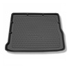 Alfombra para maletero adecuada para Renault Scenic III Monovolumen (04.2009-11.2016) - Protector maletero - Alfombrilla maletero antideslizante - 5 plazas