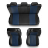 Fundas universales para asientos de coche para Alfa Romeo 166 I, II, III (1998-2007) - CM-BL