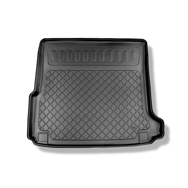 Alfombra para maletero adecuada para Volvo V60 II Familiar, Cross Country (07.2018-....) - Protector maletero - Alfombrilla maletero antideslizante - no adecuado para coches biFuel / motor T6 Twin con tanque de gas