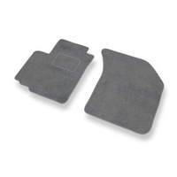 Alfombrillas de Velour adecuadas para Fiat Sedici (2005-2014) - alfombras para coche - Premium color gris