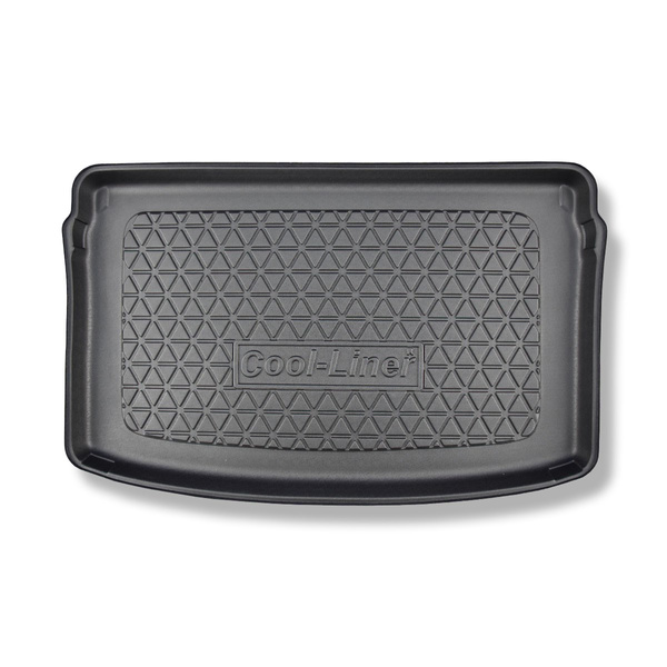 Alfombra para maletero adecuada para Volkswagen Polo VI 2G AW Hatchback (10.2017-....) - Protector maletero - Alfombrilla maletero antideslizante - maletero superior; piso móvil en la posición más alta