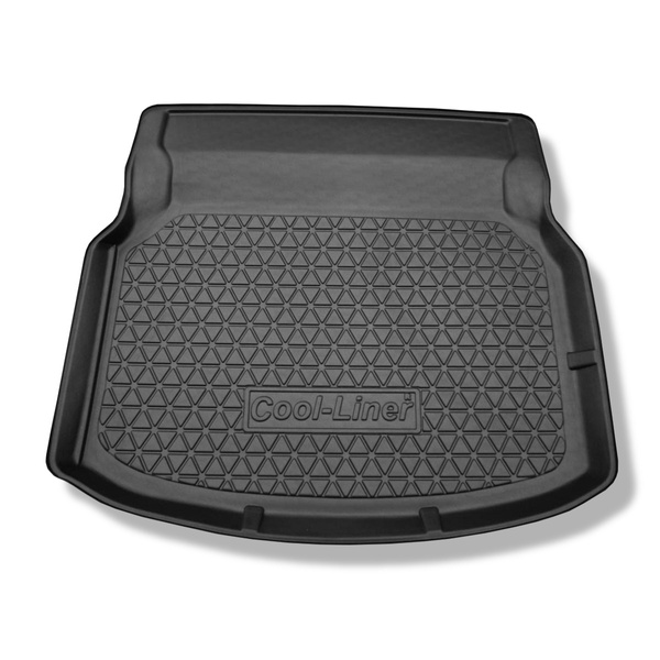 Alfombra para maletero adecuada para Mercedes-Benz Classe C W204 Coupé (06.2011-12.2015) - Protector maletero - Alfombrilla maletero antideslizante - asientos traseros reclinables; sin compartimento izquierdo