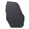 Alfombrillas de goma adecuadas para Volvo XC60 I SUV (2008-2017) - alfombras para coche - negro - 4 unidades