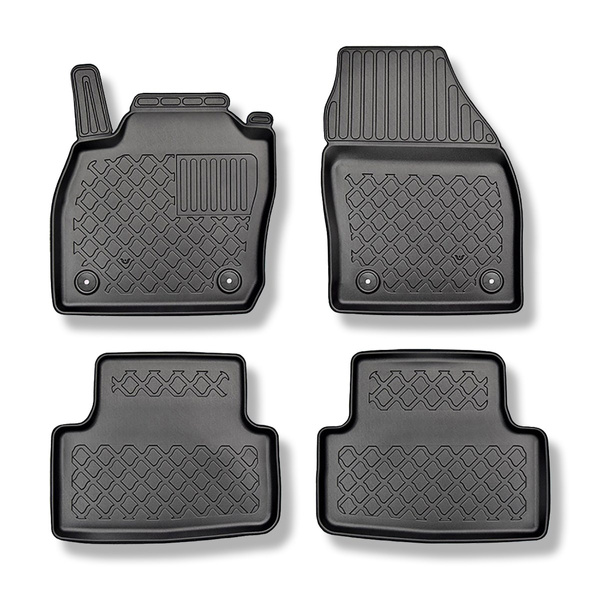 Alfombrillas de TPE adecuadas para Volkswagen T-Cross Crossover (04.2019-....) - alfombras para coche