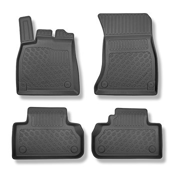 Alfombrillas de TPE adecuadas para Audi Q5 II FY SUV (01.2017-....) - también con tracción híbrida - alfombras para coche