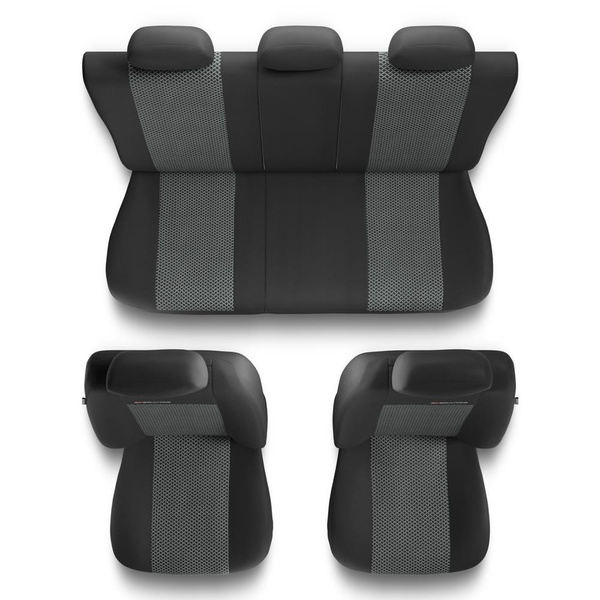 Fundas universales para asientos de coche para Renault Captur I, II (2013-....) - UNE-2