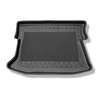 Alfombra para maletero adecuada para Alfa Romeo 147 Hatchback (2001-2010) - Protector maletero - Alfombrilla maletero antideslizante - con car audio (sistema de sonido)