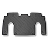 Conjunto de alfombrilla para maletero y alfombrillas para el interior del coche TPE para: Tesla Model X SUV (10.2016-12.2020) - 6 posti; segunda fila; maletero superior; tras la 2ª fila de asientos (3a fila abatible)