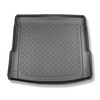 Alfombra para maletero adecuada para Audi Q5 II FY SUV (01.2017-08.2024) - Protector maletero - Alfombrilla maletero antideslizante - también para modelos con carriles de sujeción; no adecuado para versión TFSI e plug-in hybrid; asientos traseros fijos