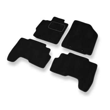 Alfombrillas de Velour adecuadas para Toyota Yaris II Hatchback, Berlina (2005-2