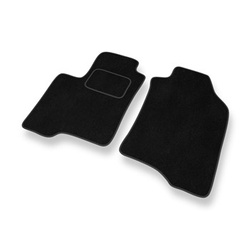 Alfombrillas de Velour adecuadas para Fiat Panda III Hatchback, Furgoneta (2012-....) - alfombras para coche - Premium color negro