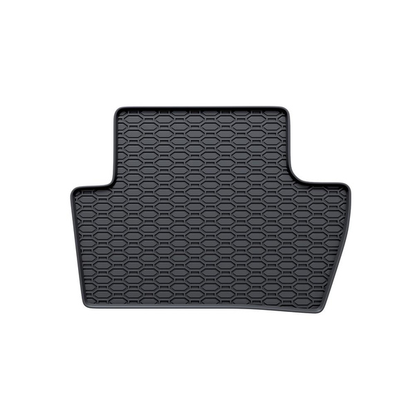 Alfombrillas de goma adecuadas para Peugeot 307 I Break, Hatchback, Cabrio, Berlina, SW (2001-2007) - alfombras para coche - negro - 4 unidades