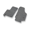 Alfombrillas de Velour adecuadas para Opel Meriva A Monovolumen (2002-2010) - alfombras para coche - Premium color gris