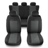 Fundas universales para asientos de coche para Alfa Romeo 166 I, II, III (1998-2007) - UNE-2