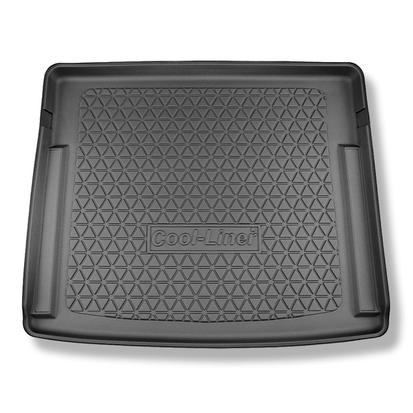 Alfombra para maletero adecuada para Nissan Ariya SUV (09.2022-....) - Protector maletero - Alfombrilla maletero antideslizante - maletero superior; piso móvil en la posición más alta; también para modelos con carriles de sujeción