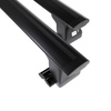 Portaequipajes de techo adecuadas para Volkswagen California T5 Furgoneta (2003-2009) - baca negra para coche - barras para techo de coche - perfil en T - aluminio