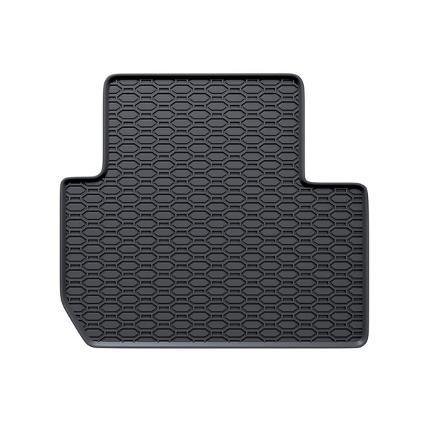 Alfombrillas de goma adecuadas para Peugeot 4007 SUV (2007-2012) - alfombras para coche - negro - 4 unidades