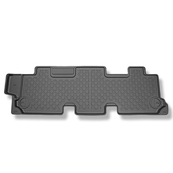 Alfombrillas de TPE adecuadas para Volkswagen Caravelle T5, T6, T6.1 Furgoneta (2003-2024) - tercera fila - alfombras para coche