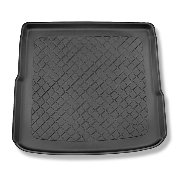 Alfombra para maletero adecuada para Skoda Enyaq iV SUV, Coupé (04.2021-....) - Protector maletero - Alfombrilla maletero antideslizante - parte superior del maletero; base plana del maletero; piso móvil en la posición media