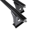 Portaequipajes de techo adecuadas para Renault Kangoo II Furgoneta (2008-2021) - baca negra para coche - barras para techo de coche - puntos de montaje - aluminio