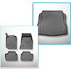 Conjunto de alfombrilla para maletero y alfombrillas para el interior del coche TPE para: BMW 2 G42, G87 Coupé (01.2022-....)