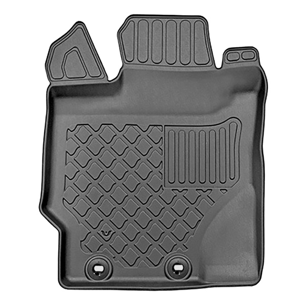 Conjunto de alfombrilla para maletero y alfombrillas para el interior del coche TPE para: Toyota Yaris III Hatchback (09.2011-08.2020) - parte inferior del maletero