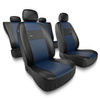 Fundas universales para asientos de coche para Mitsubishi Colt III, IV, V, VI (1988-2012) - XL-BL