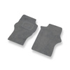 Alfombrillas de Velour adecuadas para Mitsubishi L400 Furgoneta (1994-2007) - alfombras para coche - Premium color gris