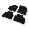 Alfombrillas de Velour adecuadas para Suzuki SX4 S-Cross Crossover (2013-2021) - alfombras para coche - Premium color negro