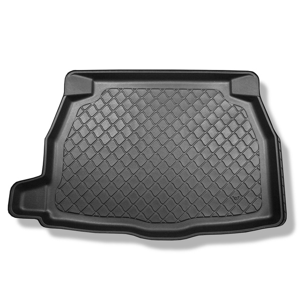 Alfombra para maletero adecuada para Toyota C-HR SUV (01.2017-....) - Protector maletero - Alfombrilla maletero antideslizante - con / sin subwoofer; posibilidad de quitar el borde izquierdo; también para híbridos; no adecuado para versión 2.0 Hybrid Dyna